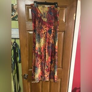 Vibrant Multicolor palooza pants size 1x